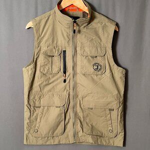 Jeep Gihuo Men's Lightweight Multipocket Golf Travel Vest Sz M